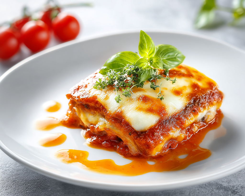 FaBene gluten-free eggplant parmesan