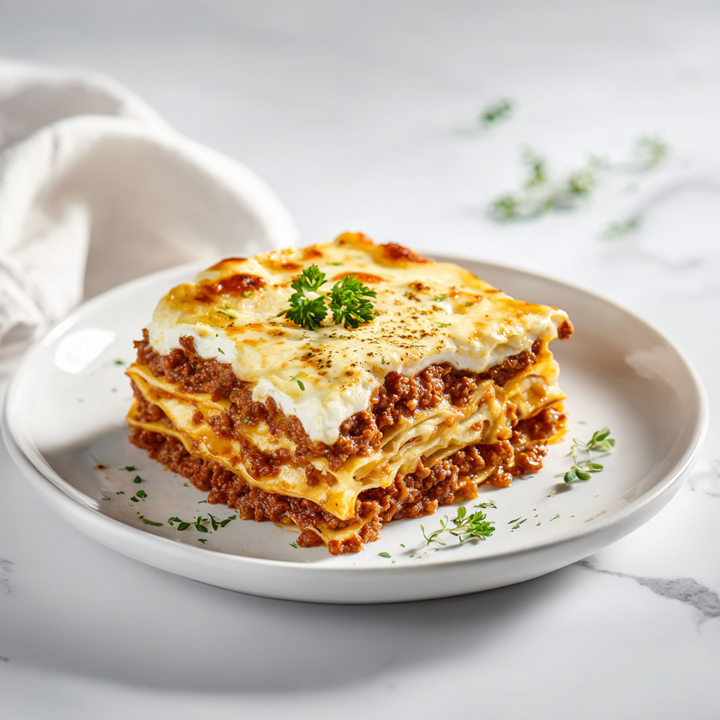 Organic Turkey Lasagna with Italian Semolina Pasta (No Dairy, 93% Lean Turkey)
