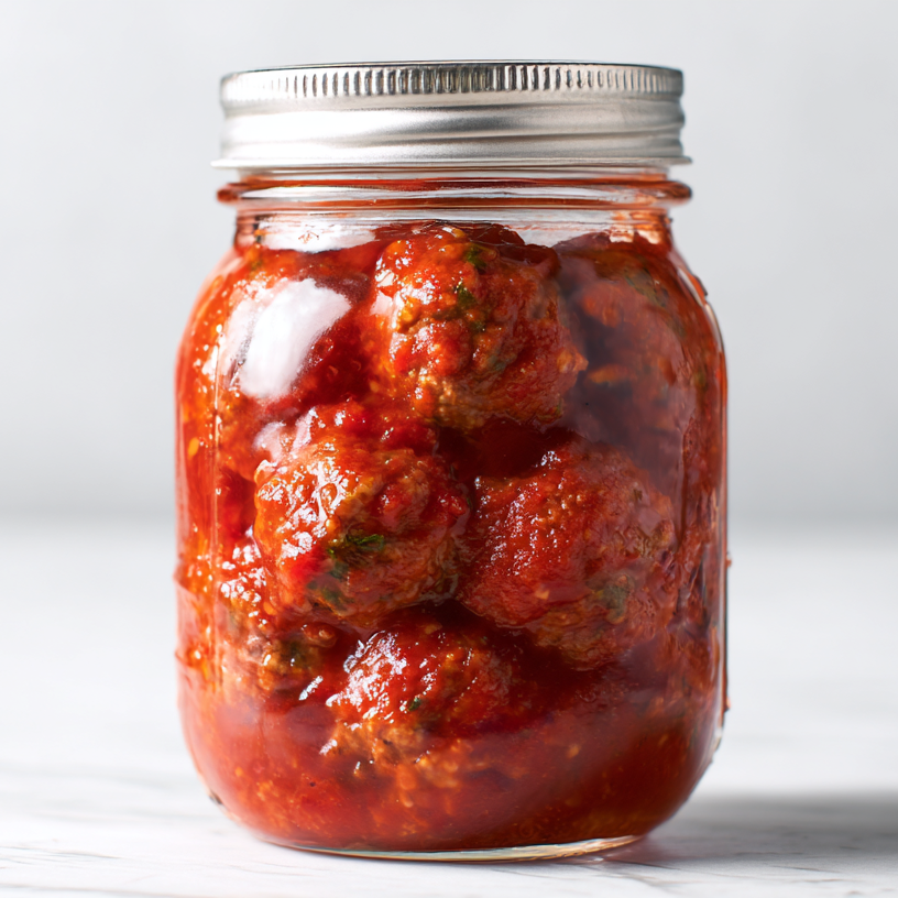 Organic Gluten-Free Turkey Meatballs (93% Lean, Oven-Baked, Braised in Marinara)