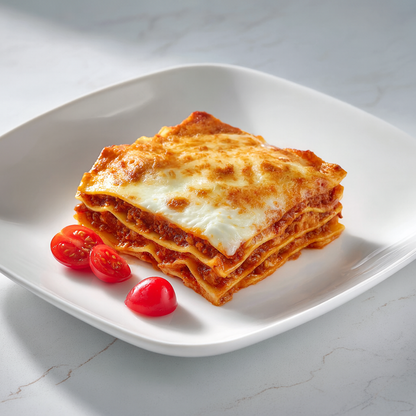 Organic Plant-Based Gluten-Free Lasagna with Beluga Lentil Bolognese (Dairy-Free)