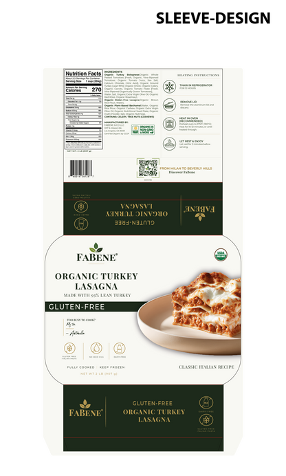 Organic Gluten-Free Turkey Lasagna (No Dairy, Egg-Free Pasta)